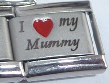 I LOVE MY MUMMY Italian Charm
