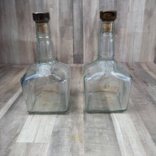 NICE JACK DANIELS 1904 GOLD MEDAL EMPTY BOTTLE W/CORK 750ML DECANTER Lot 2