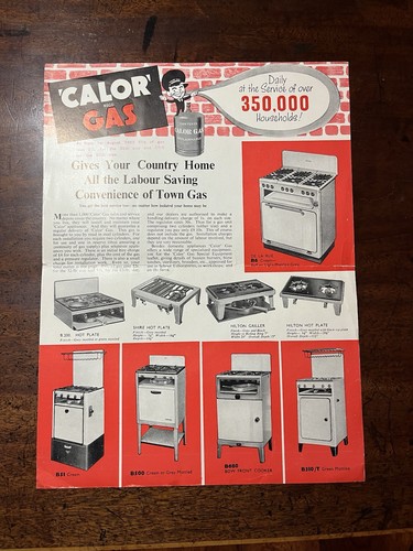 1950s calor gas brochure - calor,