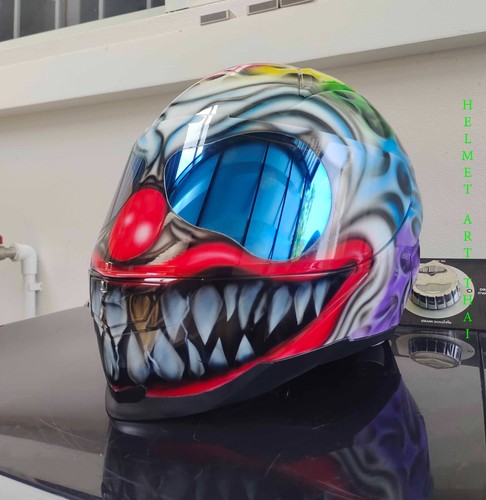 Custom airbrushed motorcycle - airbrushed,