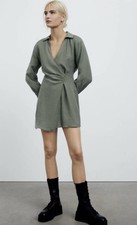 Zara Green Dress Size M