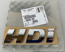 PEUGEOT BOXER CITROEN RELAY 2006-23 REAR DOOR HDI BADGE EMBLEM LOGO NEW GENUINE