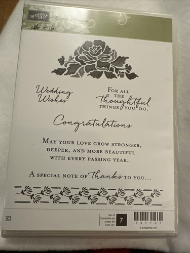Stampin clear mount rubber - up,