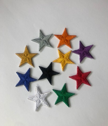 Star colorful embroidered - star,