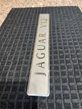 Engine Badge “Jaguar V12” XJ12 XJS 6.0 1990-1996 EXCELLENT on  Intake Manifold