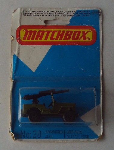 Matchbox armoured jeep - #38,