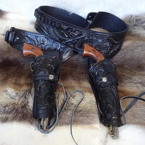 Wild west tooled leather - west,