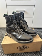 Solovair Hi Shine 8 Eye Derby