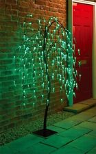 5ft Weeping Willow Tree 240 LED Lights Christmas Xmas Decor Static Flashing Mode