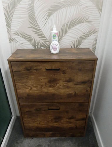 Industrial shoe cabinet rustic - cabinet,