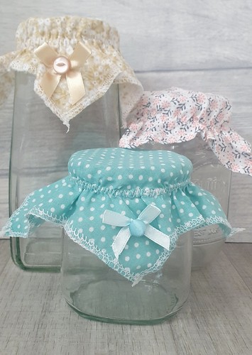 Jam jar lid covers - jam,