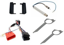 FITS AUDI TT BLACK SINGLE DIN