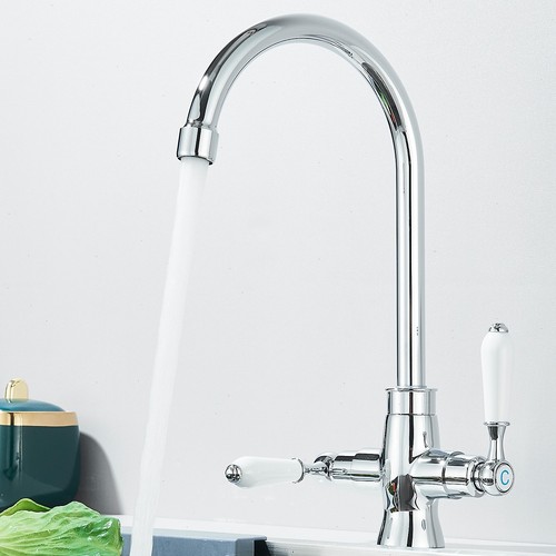 Chrome kitchen mixer - chrome,