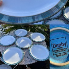 SET 6 Rare DENBY AZURE COAST