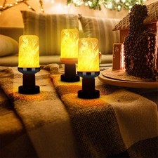 Black Flame Effect Night Light