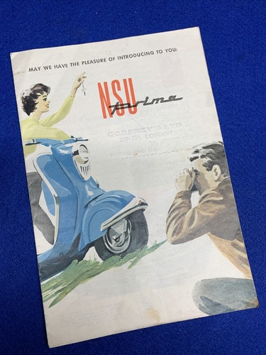 Nsu prima scooter - nsu, sales