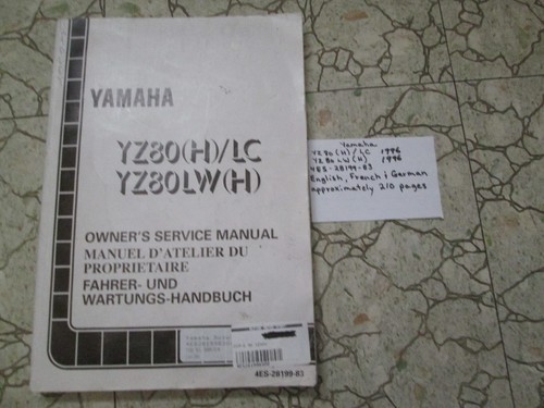 1996 yz80 yz80lw - 1996,