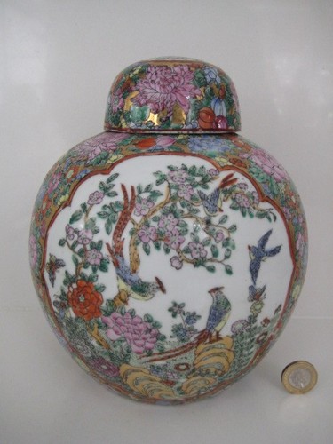 Large chinese hand painted - large,