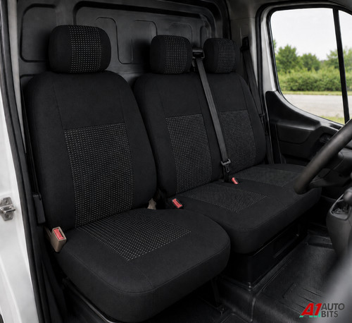 Premium black fabric seat - black,