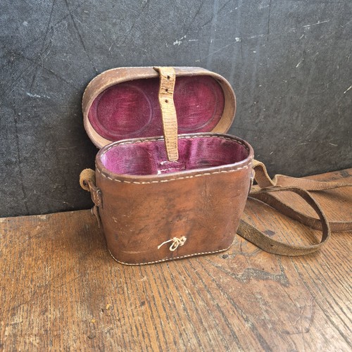 Antique vintage leather - leather, opera