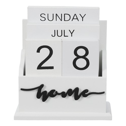 Wooden desk calendar block - wooden,