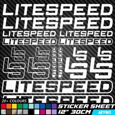 18x LITESPEED Vinyl Decal