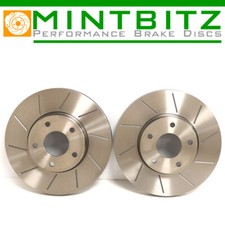 FRONT BRAKE DISCS FOR NISSAN SKYLINE R33 2.5 T GTS-T GROOVED 296MM