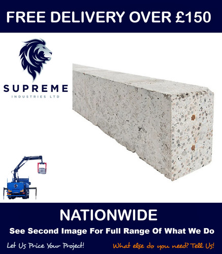 6x4 concrete lintel - concrete, (140x100)