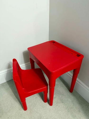Vintage dialene red plastic - dialene,