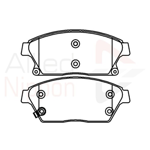 Brake pads set for - brake,