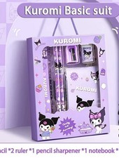 Sanrio 6pcs Kuromi Stationery