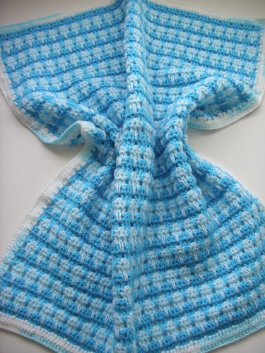 New baby blanket hand - new,