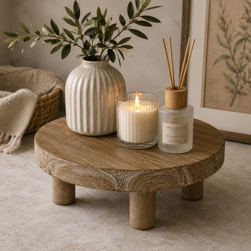 Gisela graham round - graham, wooden