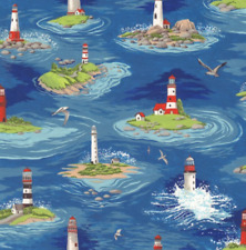 Lighthouse Cotton Fabric