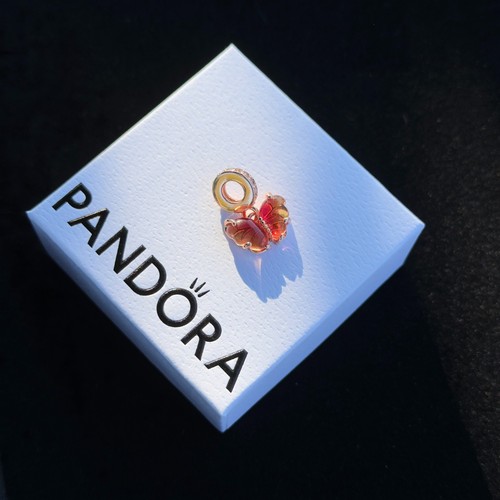 Pandora pink and yellow murano - pandora,