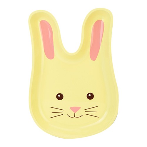 Yellow easter bunny - bunny, shaped