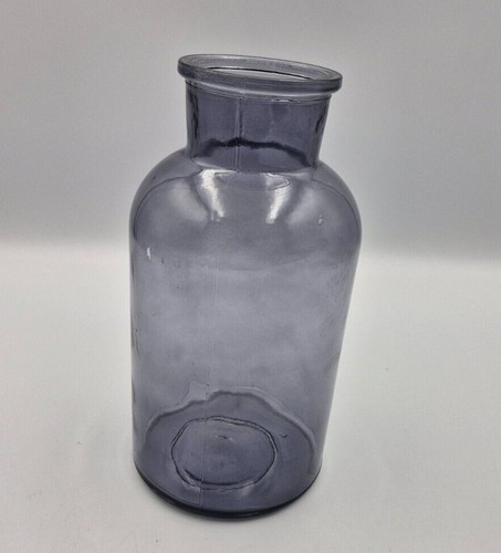 Glass vase 20cm height wide - vase,