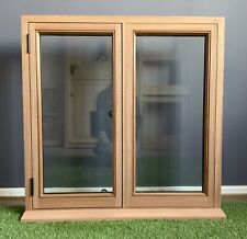 Window Double Glazed Windows Solid Sapele Hardwood 900mm x 900mm Shepherds Hut