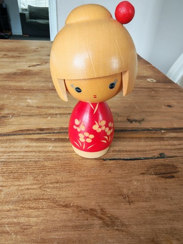 Artforum wooden kokeshi doll - wooden,