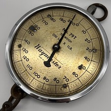 Large Vintage Waymaster 79T Brass & Chrome Transport Scales Scale Shed Decor