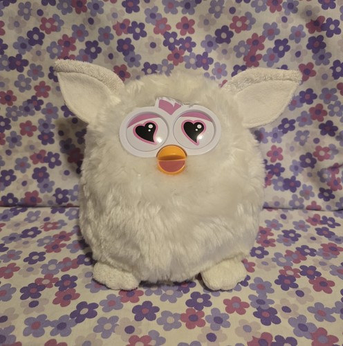 White furby plush soft - white,
