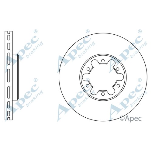 Brake discs vented for - 2x,