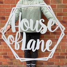 Personalised wooden Hexagon