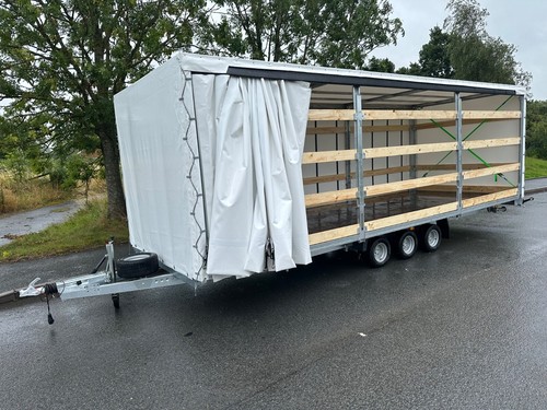 Box trailer flatbed curtain - box,