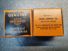 Harley WL WLA WLC WLD Flathead Set of NOS Pistons Standard Size 253-29A