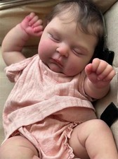 Real Life Newborn Reborn Baby Dolls Girl 20 inch 50 cm Full Vinyl Silicone Body