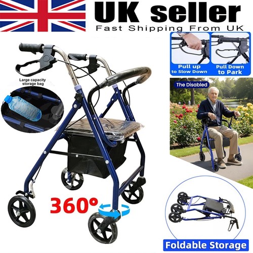 Folding rollator walker - rollator,