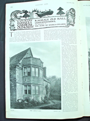 Ragdale old hall - old,