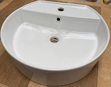 Lorenzo Wall. Mounted Basin VPB21 White Gloss Ceramic Bathroom Sink