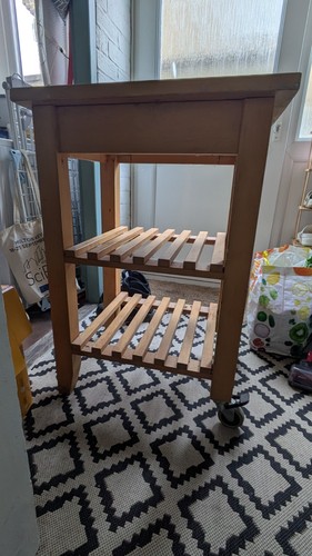 Ikea wheeled kitchen island